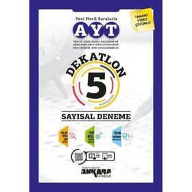 Ankara Yayıncılık AYT Sayısal 5 Dekatlon Deneme