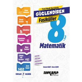 Ankara Yayıncılık Lgs 8. Sınıf Matematik Güçlendiren Set Fasiküller