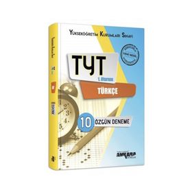 Ankara Yayıncılık TYT 1. Oturum Türkçe 10 Özgün Deneme