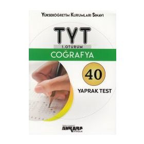 Ankara Yayıncılık Tyt Coğrafya 40 Yaprak Test
