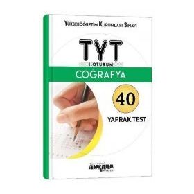 Ankara Yayıncılık Tyt Coğrafya 40 Yaprak Test