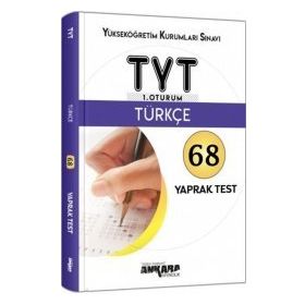 Ankara Yayıncılık TYT Türkçe 68 Yaprak Test