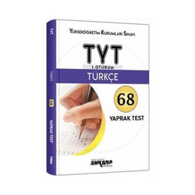 Ankara Yayıncılık TYT Türkçe 68 Yaprak Test