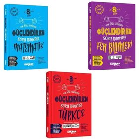 Ankara Yayınevi Ankara 8. Sınıf Lgs Matematik Fen Bilimleri Türkçe Soru Bankası Seti 3 Kitap