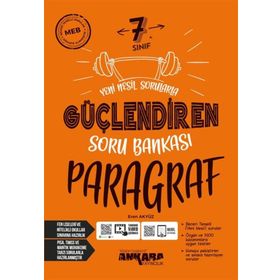 Ankara Yayınları 2020 7. Sınıf Paragraf Güçlendiren Soru Bankası