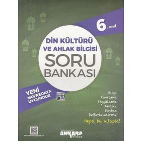 Ankara Yayınları 6. Sınıf Din Kültürü ve Ahlak Bilgisi Soru Bankası