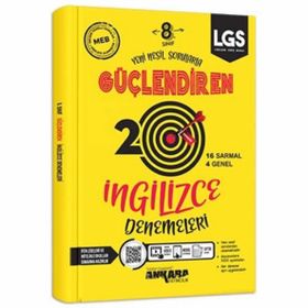 Ankara Yayınları 8. Sınıf İngilizce Güçlendiren 20
