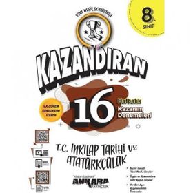 Ankara Yayınları 8. Sınıf Lgs T.c. İnkılap Tarihi ve Atatürkçülük Kazandıran 16 Haftalık Deneme Seti