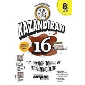 Ankara Yayınları 8. Sınıf Lgs T.c. İnkılap Tarihi ve Atatürkçülük Kazandıran 16 Haftalık Deneme Seti