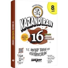 Ankara Yayınları 8. Sınıf Lgs T.c. İnkılap Tarihi ve Atatürkçülük Kazandıran 16 Haftalık Deneme Seti