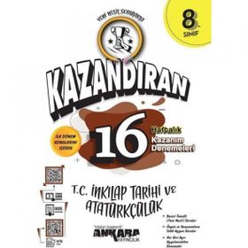 Ankara Yayınları 8. Sınıf Lgs T.c. İnkılap Tarihi ve Atatürkçülük Kazandıran 16 Haftalık Deneme Seti