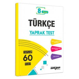 Ankara Yayınları 8. Sınıf Türkçe 60 Yaprak Test