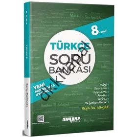 Ankara Yayınları 8. Sınıf Türkçe Güçlendiren Soru Bankası