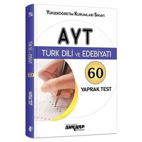 Ankara Yayınları AYT Türk Dili ve Edebiyat 60 Yaprak Test