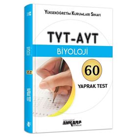 Ankara Yayınları TYT AYT Biyoloji Yaprak Test