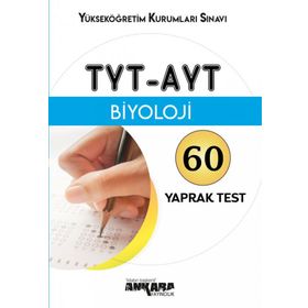 Ankara Yayınları TYT AYT Biyoloji Yaprak Test
