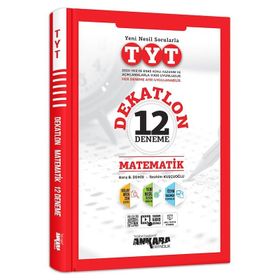 Ankara Yayınları TYT Dekatlon Matematik 12 Deneme Sınavı