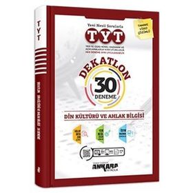 Ankara Yayınları Tyt Din Kültürü Dekatlon 30'lu Deneme Soru Bankası