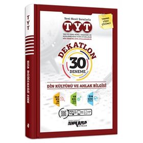 Ankara Yayınları Tyt Din Kültürü Dekatlon 30'lu Deneme Soru Bankası