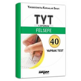 Ankara Yayınları TYT Felsefe 40 Yaprak Test