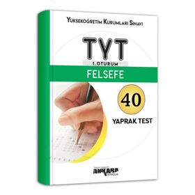 Ankara Yayınları TYT Felsefe Yaprak Test