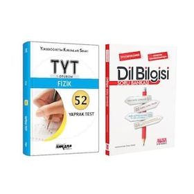 Ankara Yayınları TYT Fizik Yaprak Testi ve AKM Dil Bilgisi Soru Bankası Seti 2 Kitap