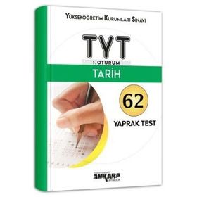 Ankara Yayınları TYT Tarih Yaprak Test