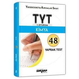 Ankara Yayınları YKS TYT 1 Kimya Yaprak Test