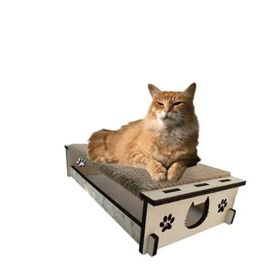 Ankebut Doğal Ağaç Halatlı Kedi Tırmalama Tahtası