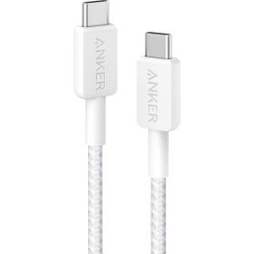 Anker 322 USB-C to USB-C 1.8 m 60 W Beyaz Şarj Data Kablosu