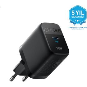 Anker A2642 312 25W Siyah Şarj Adaptörü