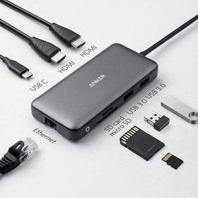 Anker PowerExpand A8380 Hub 8in1 Usb-C Pd Ethernet Hdmi SD Kart Okuyucu