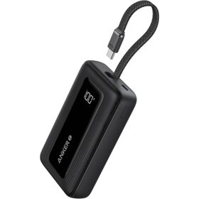 Anker Zolo 10K 30W Dahili USB-C Kablo Siyah Powerbank