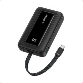 Anker Zolo 10K 30W Dahili USB-C Kablo Siyah Powerbank