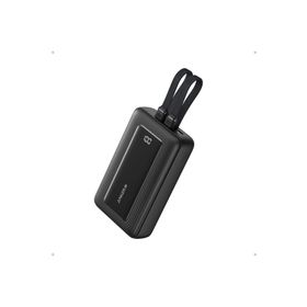Anker Zolo 20K 30W Dahili USB-C+Lightning Kablo Siyah Powerbank