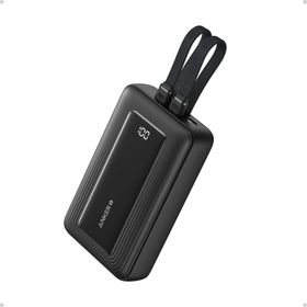 Anker Zolo 20K 30W Dahili USB-C+Lightning Kablo Siyah Powerbank