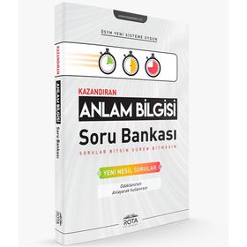Anlam Bilgisi Kazandıran Soru Bankası Rty Rota Yayınları