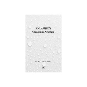 Anlam Sız Olmayanı Aramak Dr. M. Furkan Erbay