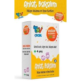 Anlat Bakalım 2 - Hikaye Anlatma ve Oyun Kartları Değer Kazanımlı 20 Kart - Kolektif