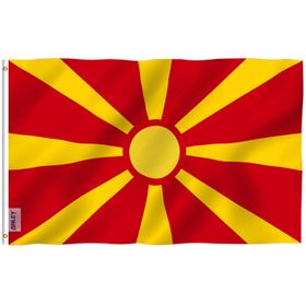 Anley Fly Breeze 3x5 cm Makedonya Bayrağı