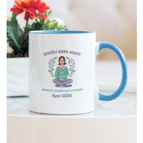Anne Adayına Anneler Günü Hediyesi Kupa Bardak