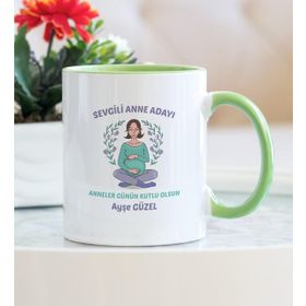 Anne Adayına Anneler Günü Hediyesi Kupa Bardak