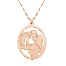 Anne&Bebek Rose Gümüş Kolye