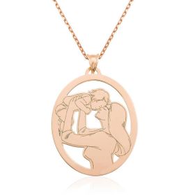 Anne&Bebek Rose Gümüş Kolye