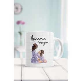 Annemin Kızıyım Baskılı Kupa