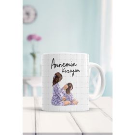 Annemin Kızıyım Baskılı Kupa