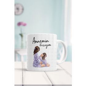 Annemin Kızıyım Baskılı Kupa