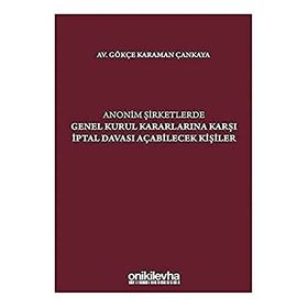 Anonim Şirketlerde Genel Kurul - Merdan Çalışkan