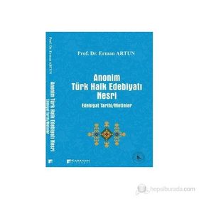 ANONIM TÜRK HALK EDEBİYATI NESRI - ERMAN ARTUN
