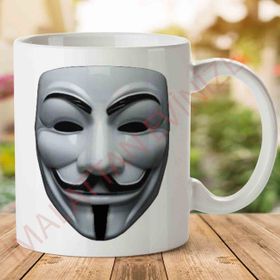 Anonymous Mask Free Download Png Baskılı Kupa Bardak